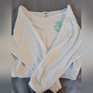 Cropped Pink crewneck